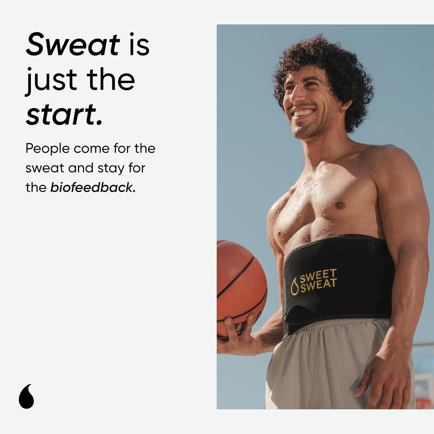 Sports Research Sweet Sweat Waist Trimmer Core Series Fitness Band