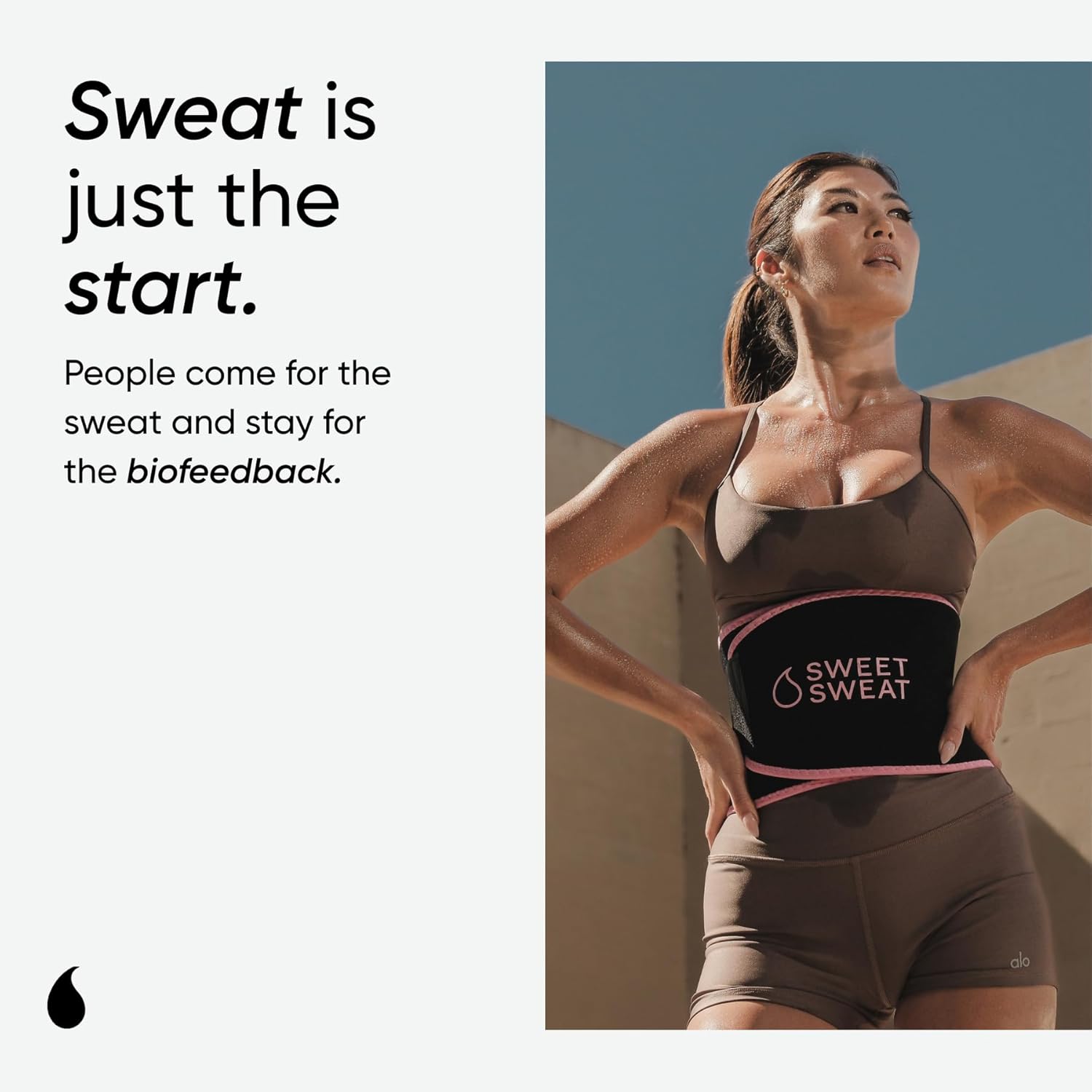 Sports Research Sweet Sweat Waist Trimmer Core Series for Women and Men