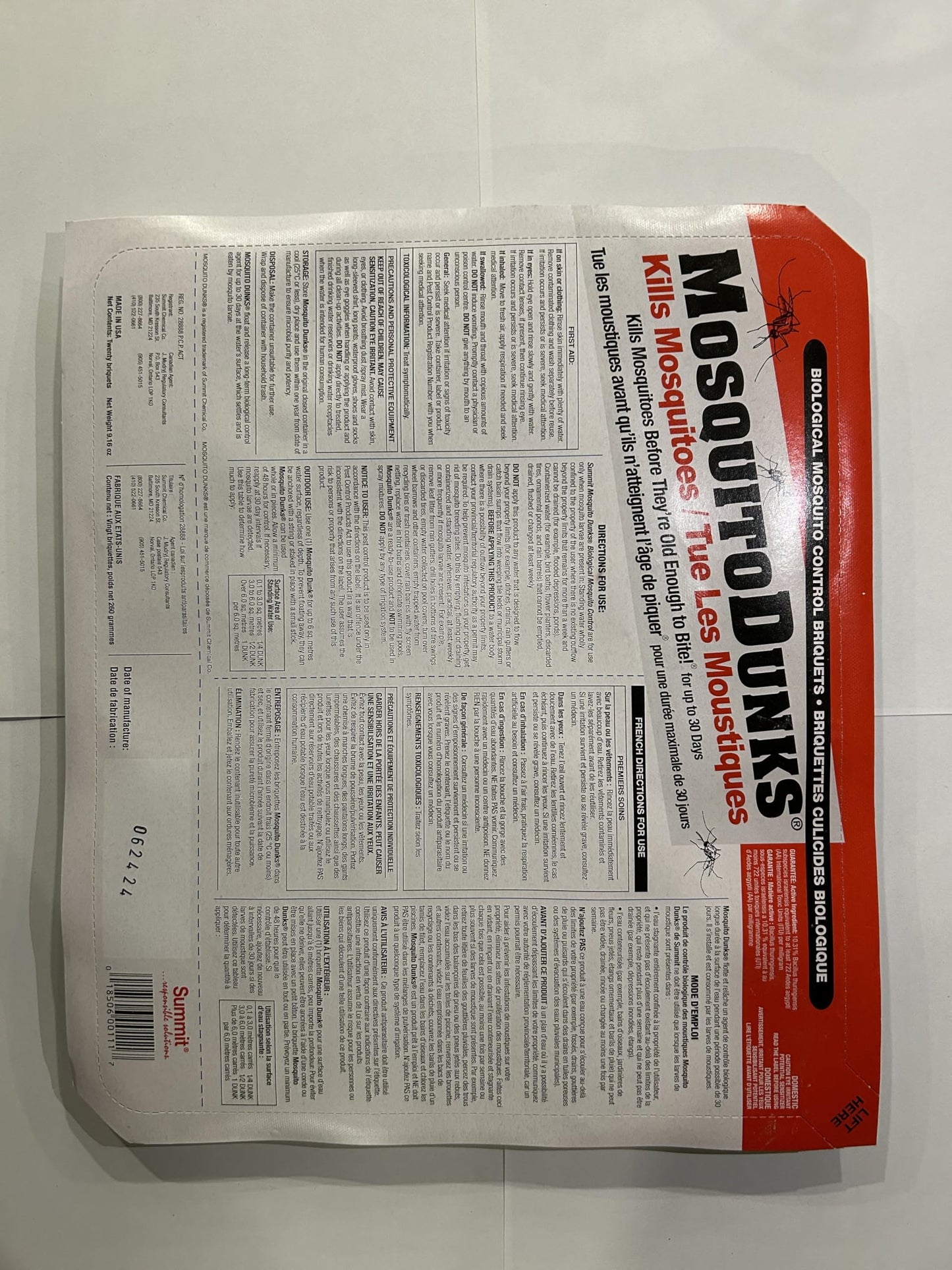 Summit Mosquito Dunks 20-Pack Larvicide