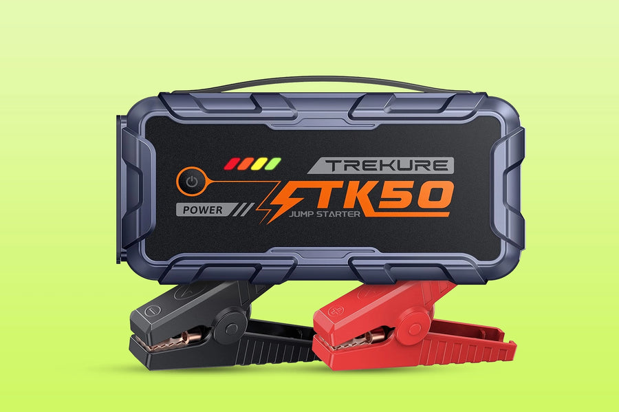 Portable Car Jump Starter for All Gas & Diesel Engines | Equipped with three high-brightness modes