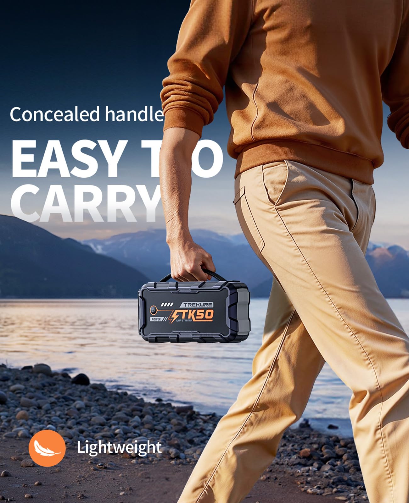 TREKURE 8000A Car Jump Starter 26800mAh Power Bank