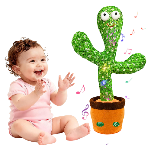 Talking Dancing Cactus Toy with Light & Sound
