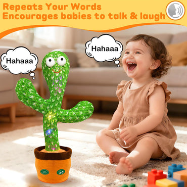 Talking Dancing Cactus Toy with Light & Sound