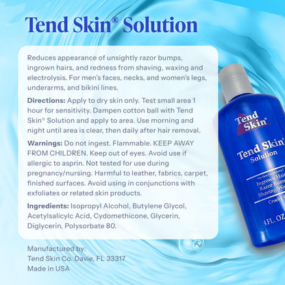 Tend Skin Razor Bump & Ingrown Hair Solution 4oz