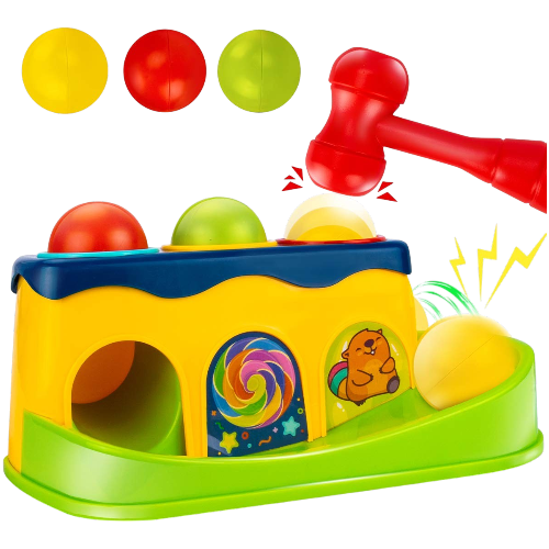 UNIH Hammer Ball Drop Toy for Toddlers