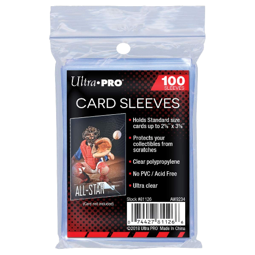 Ultra PRO Soft Card Sleeves Ultra Clear 100ct