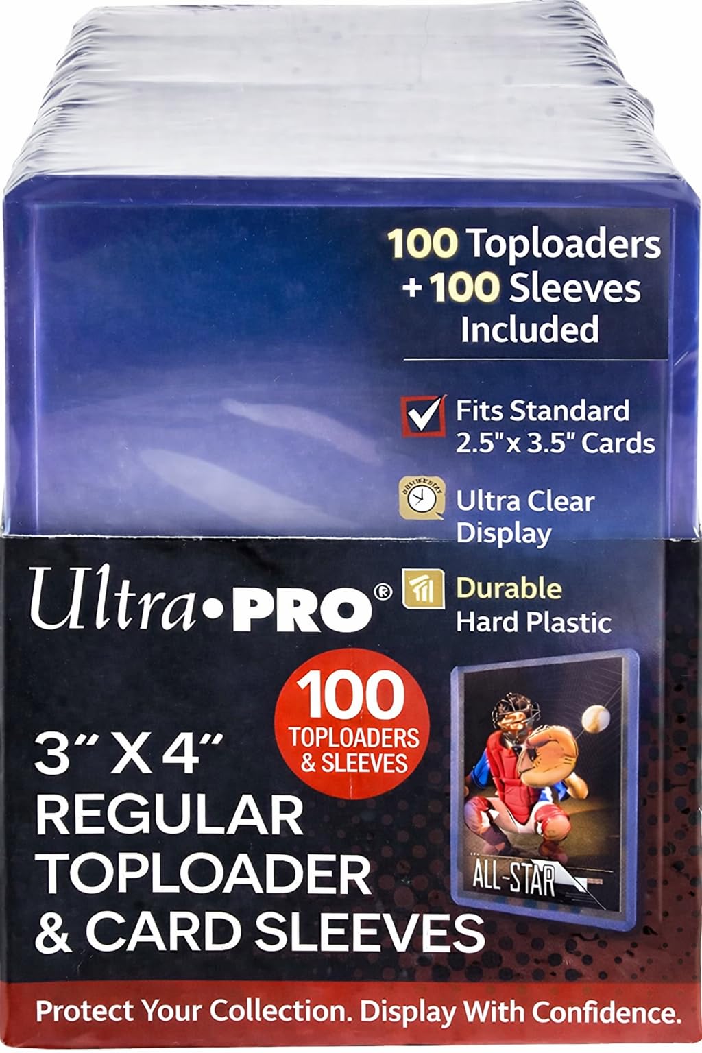 Ultra PRO Toploaders & Soft Sleeves Bundle 100ct