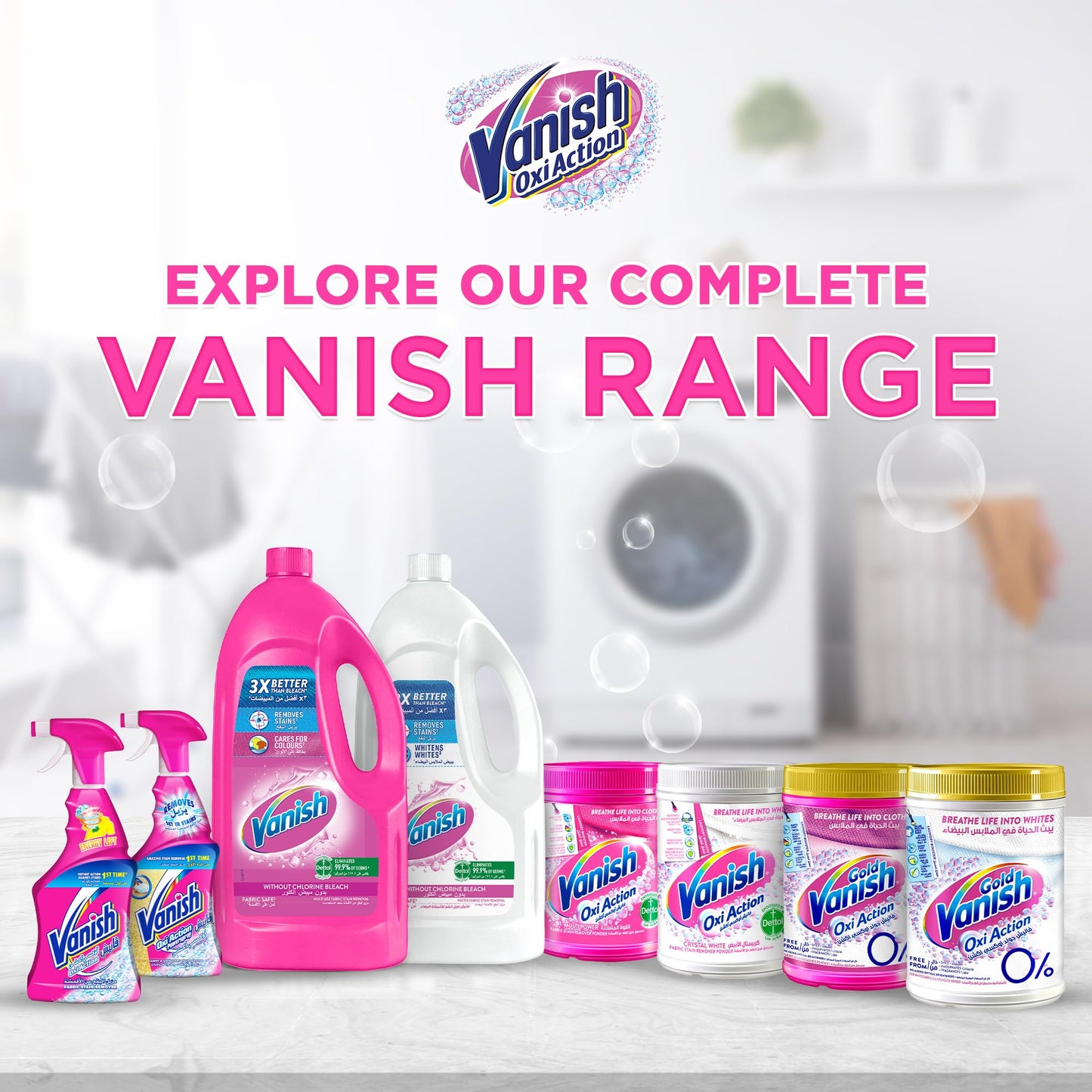 Vanish Liquid Stain Remover 500ml for Clothes