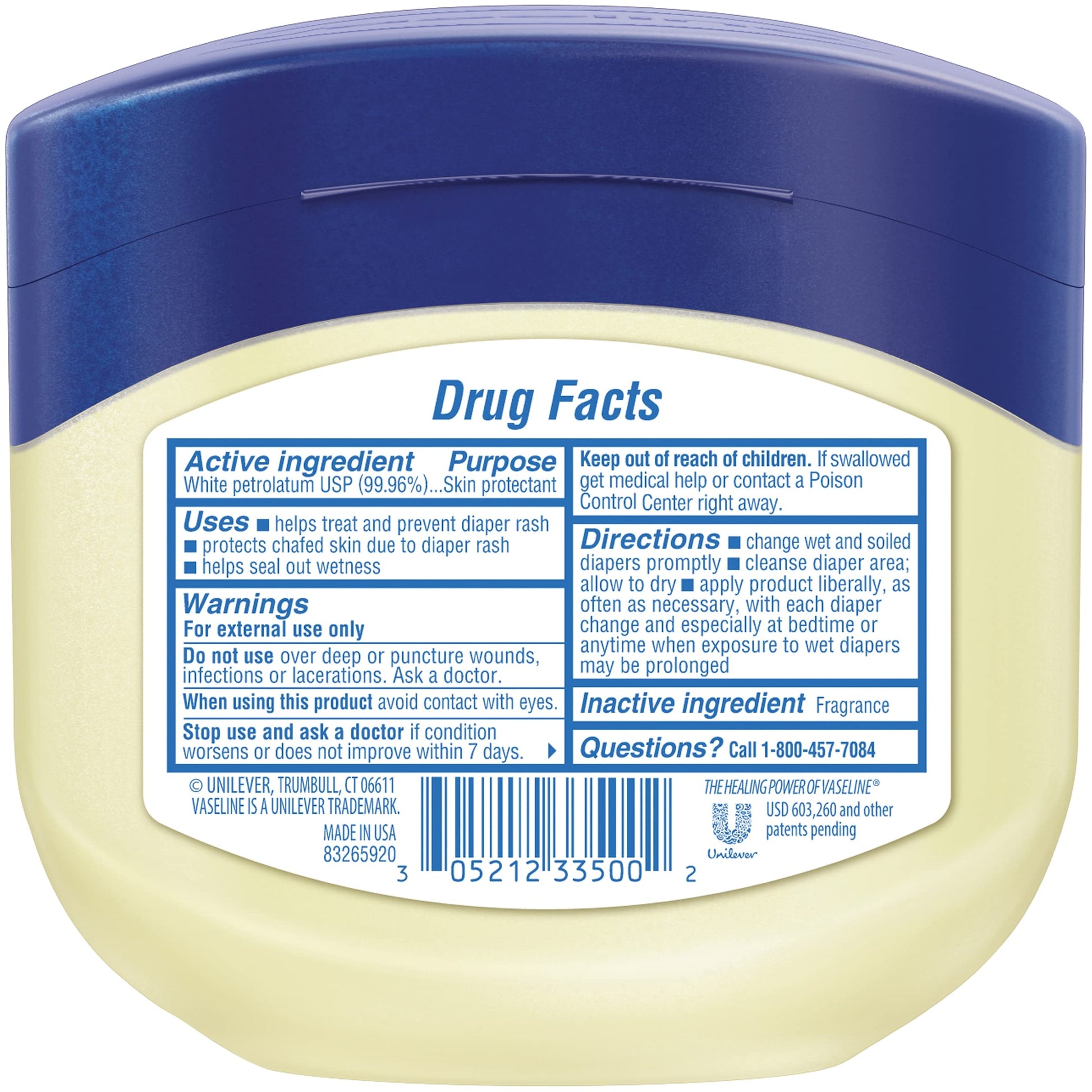 Vaseline Petroleum Jelly Original 13oz