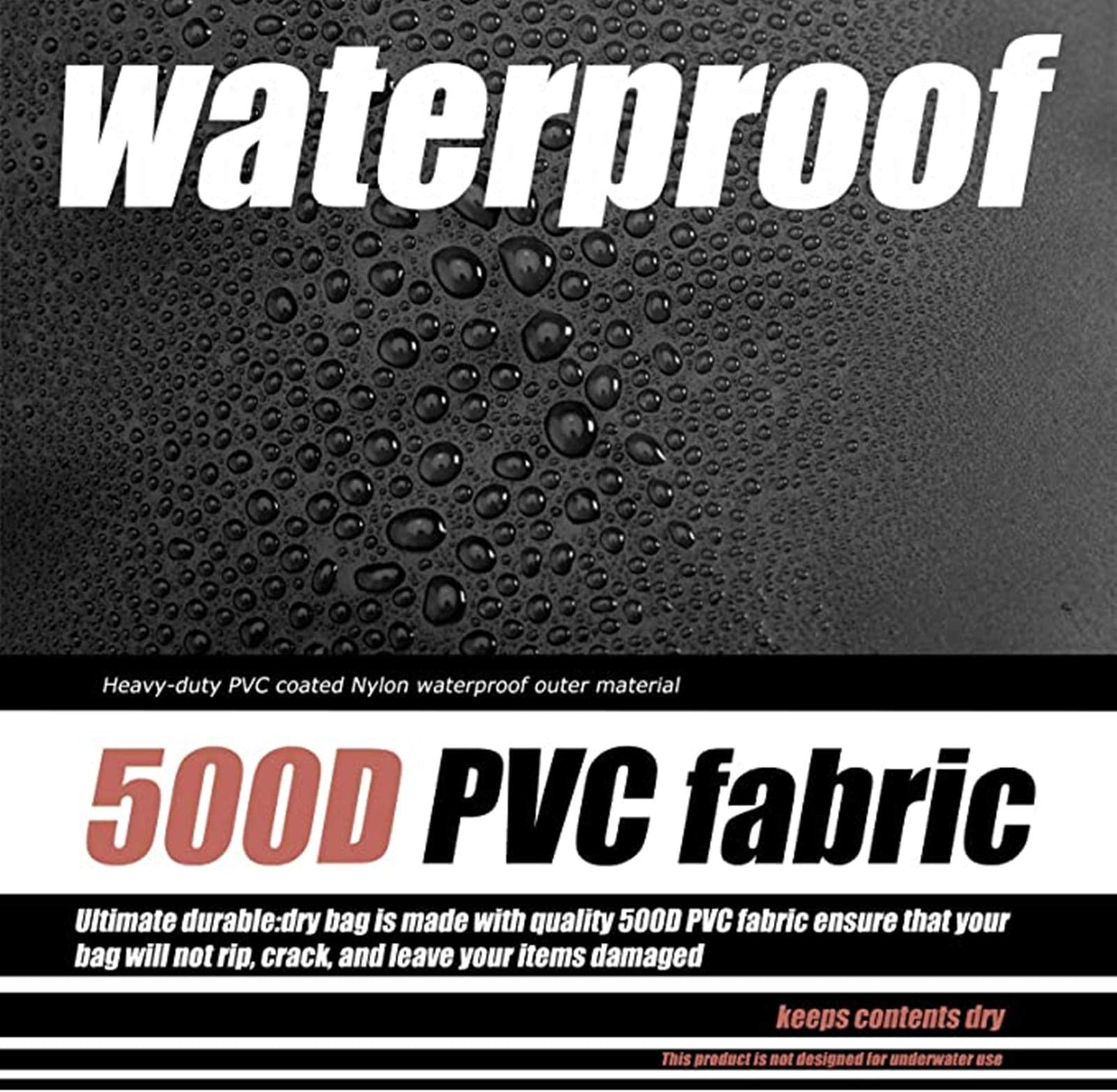 Waterproof Dry Bag 10L PVC Foldable Backpack