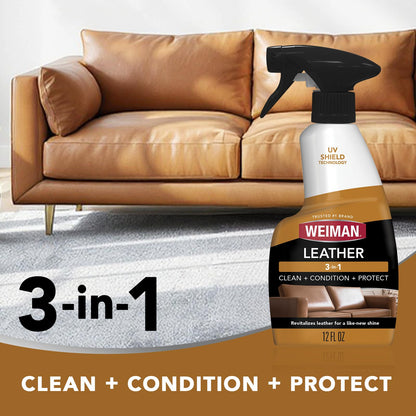 Weiman Leather Cleaner & Conditioner 12oz UV Protect