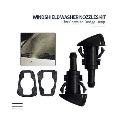 Windshield Washer Nozzle Kit w/ Hose Dodge Caravan