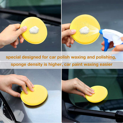 Zattcas Microfiber Polishing Sponge Pads 6-Pack
