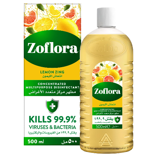 Zoflora Lemon Zing Kitchen & Bathroom Cleaner 500ml